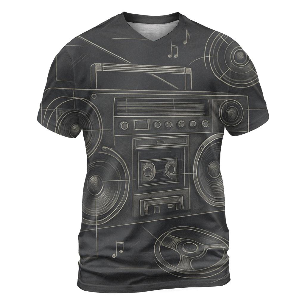 Boombox Blueprint personalized full print shirts