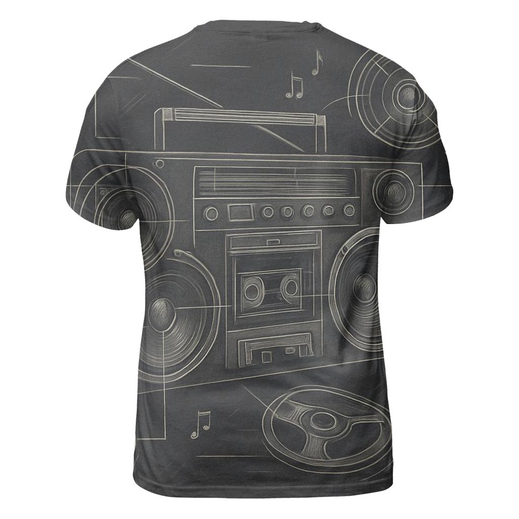 Boombox Blueprint personalized full print shirts