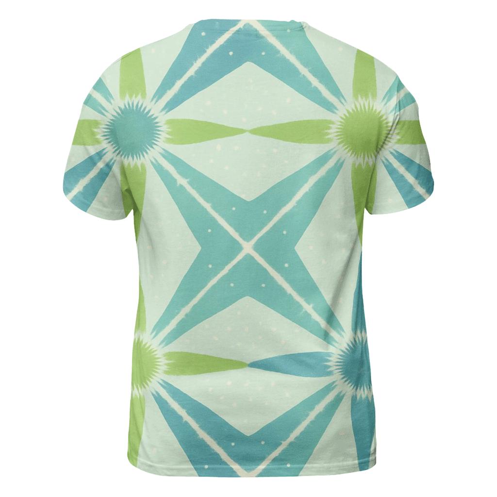 Diagonal Starburst Itoji trendy printed shirt styles