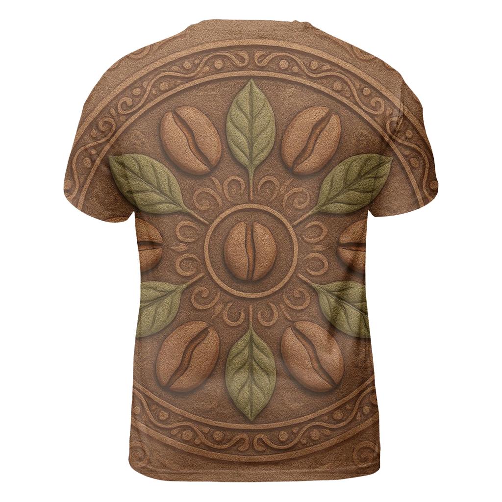 Bean Mandala Pattern custom all-over print shirts