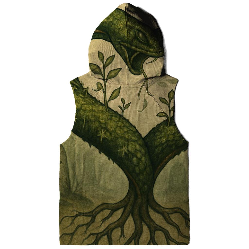 Forest Heart Ouroboros graphic hoodies