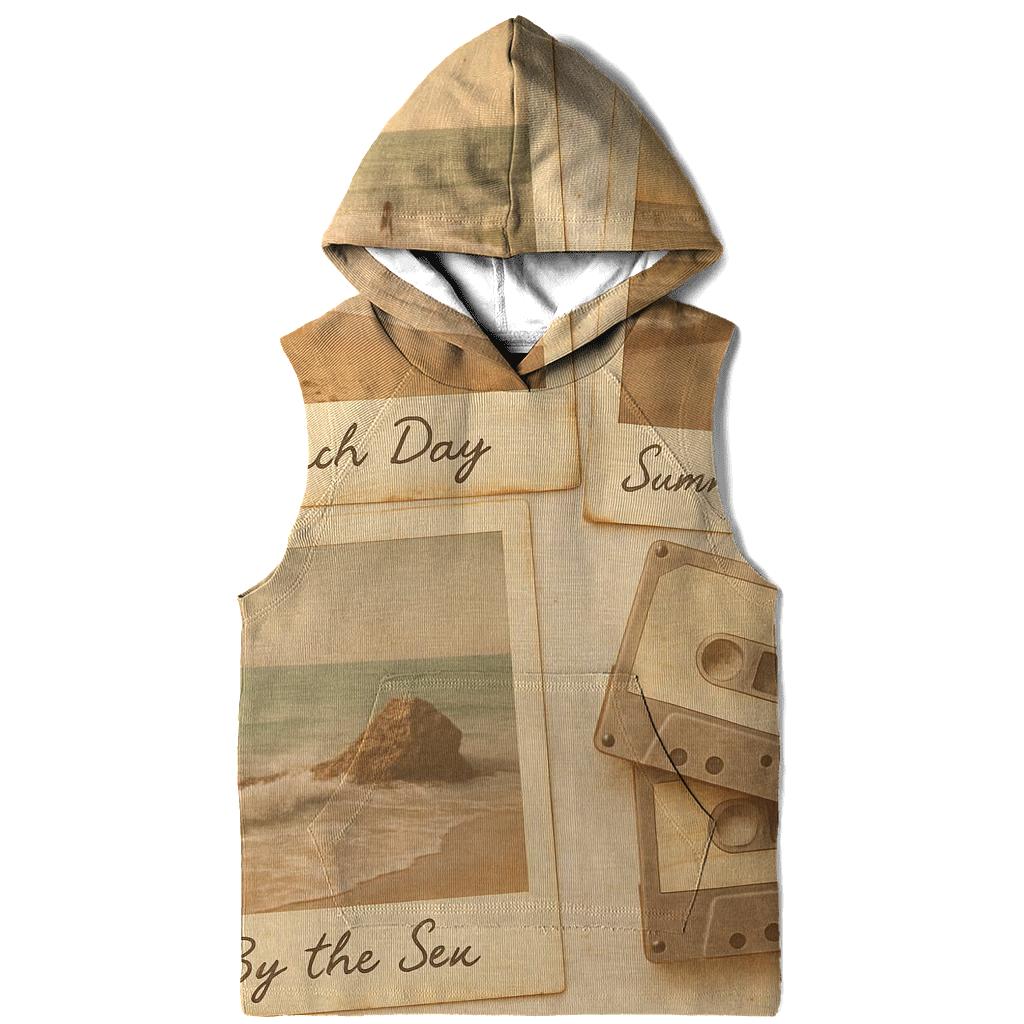 Polaroid Summer Collage printed hoodies