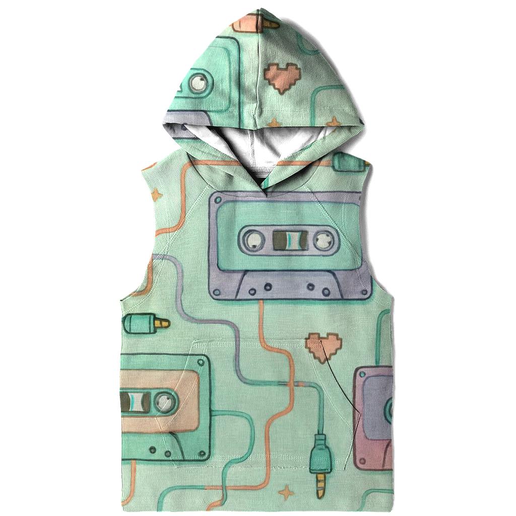 Cassette Circuit Grid lightweight hoodies