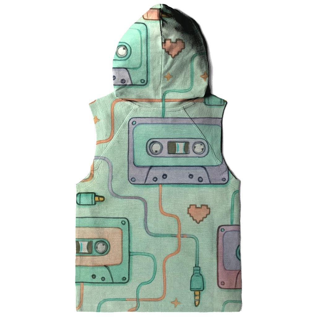 Cassette Circuit Grid lightweight hoodies