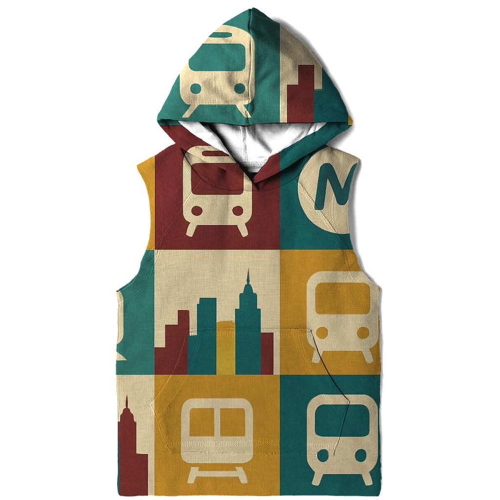 Retro Metro Mosaic hoodie trends