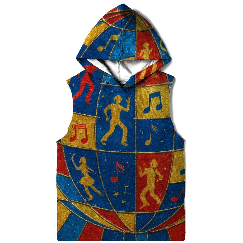 Disco Dot Kaleidoscope pullover hoodies