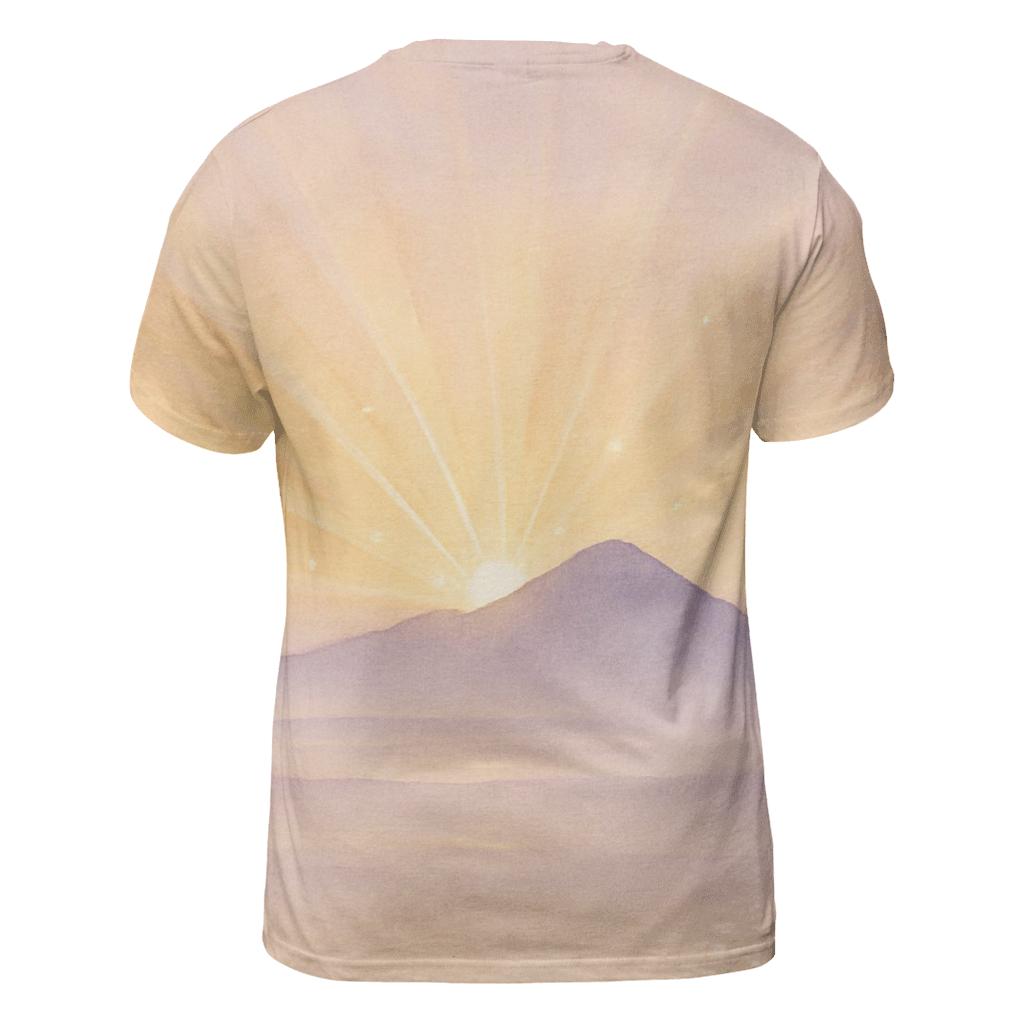 Morning Radiance creative print fashion shirts