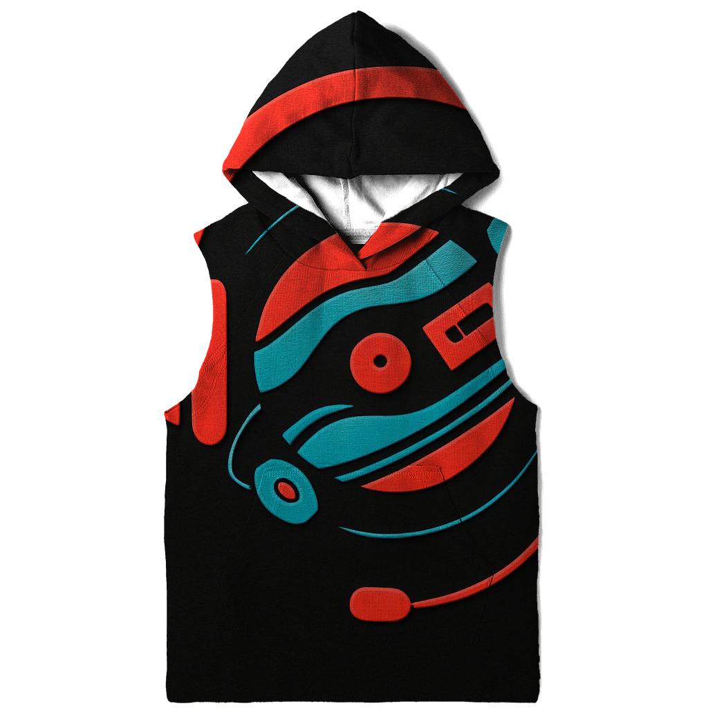 Headphone Orbit printed hoodies