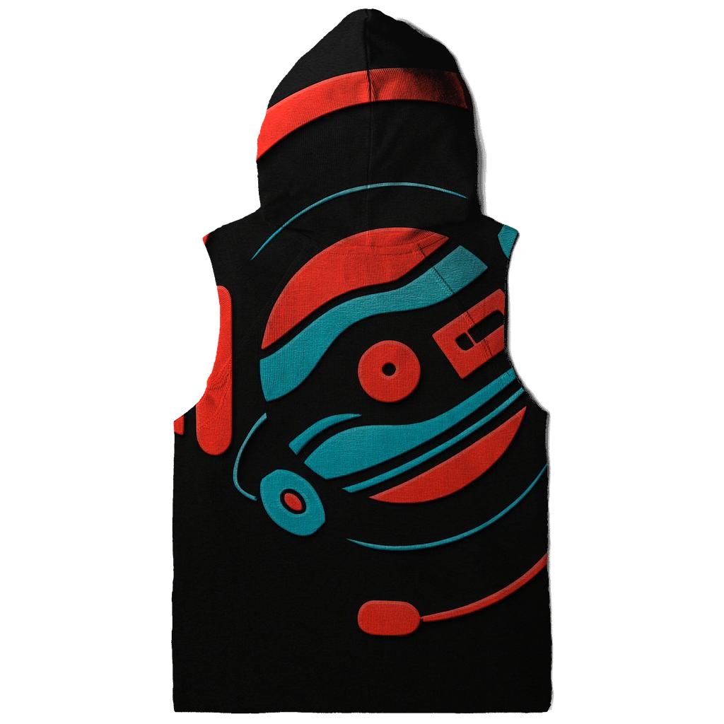 Headphone Orbit printed hoodies