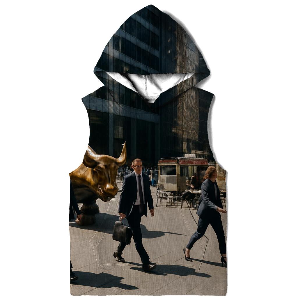 Financial District Lunch Hour printed hoodies