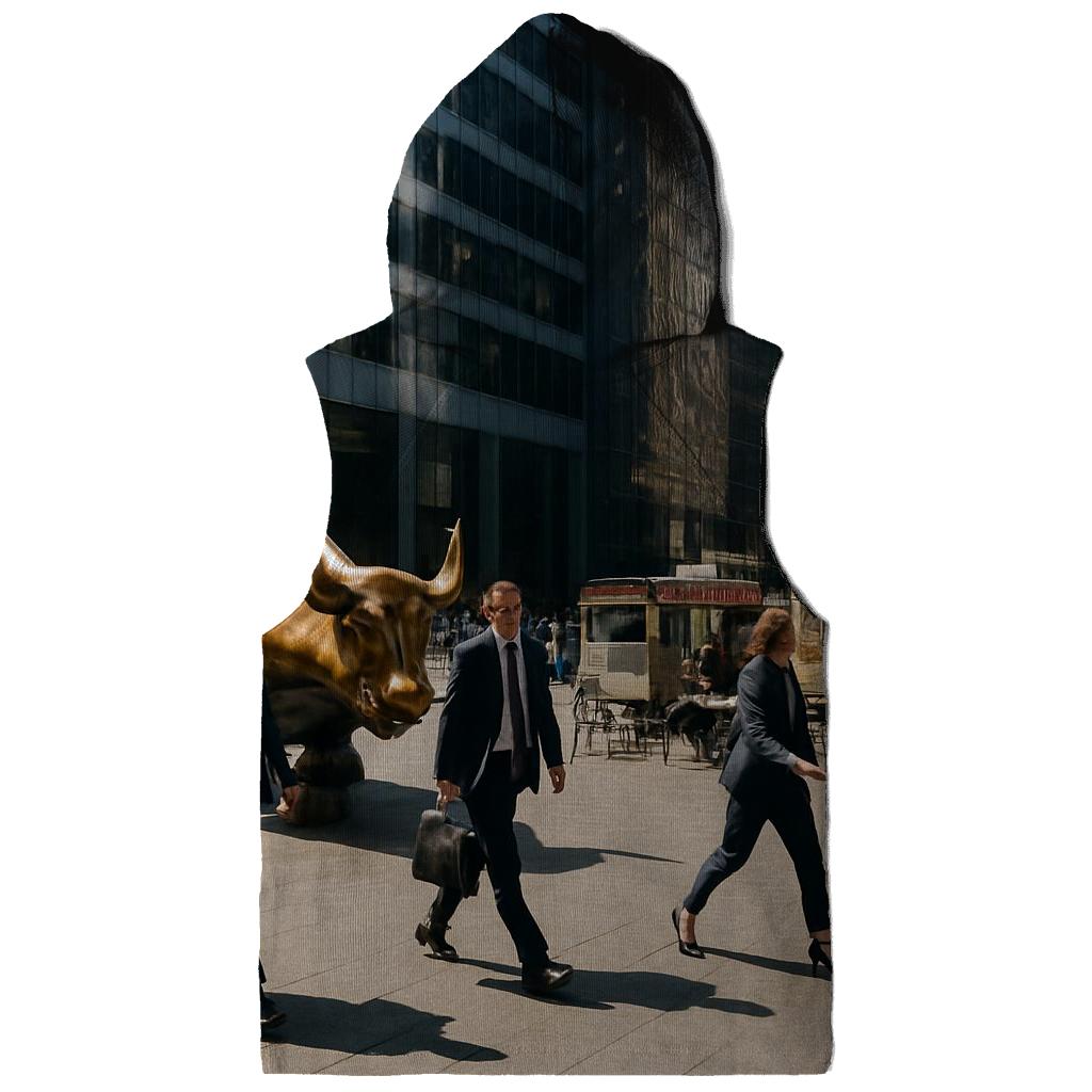 Financial District Lunch Hour printed hoodies