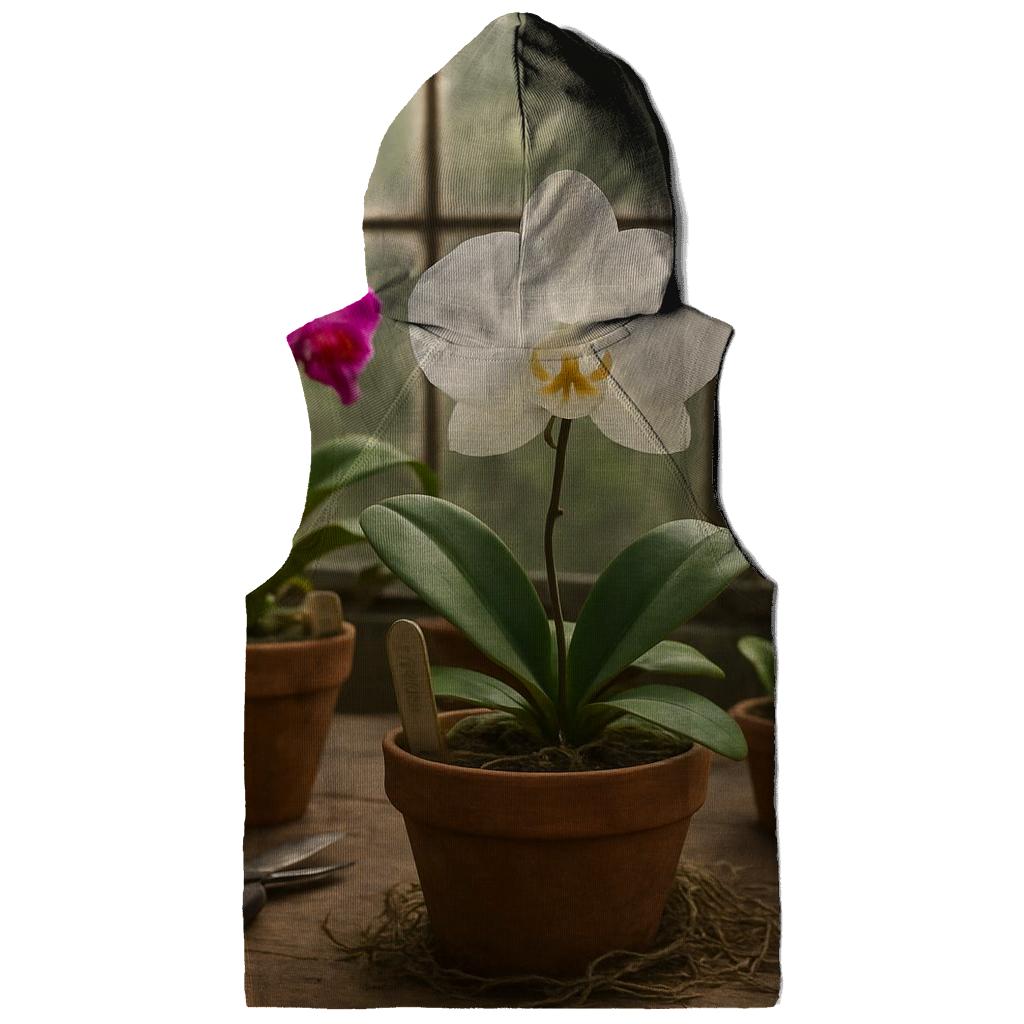 Botanical Greenhouse Orchid Table hoodie designs
