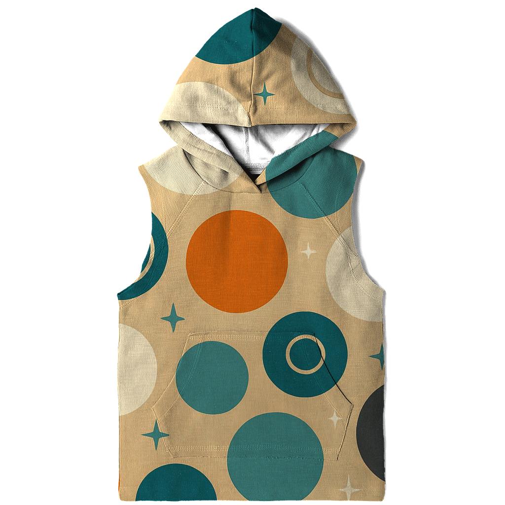 Cosmic Tangerine Dots custom hoodies