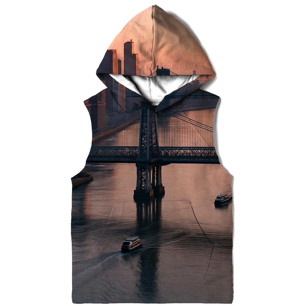 Sunrise Aerial Over East River graphic hoodies