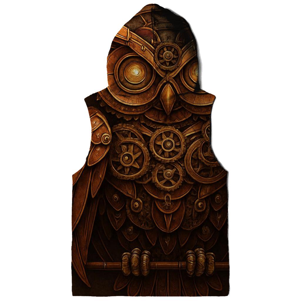 Steampunk Mechanical Owl hoodies fashion