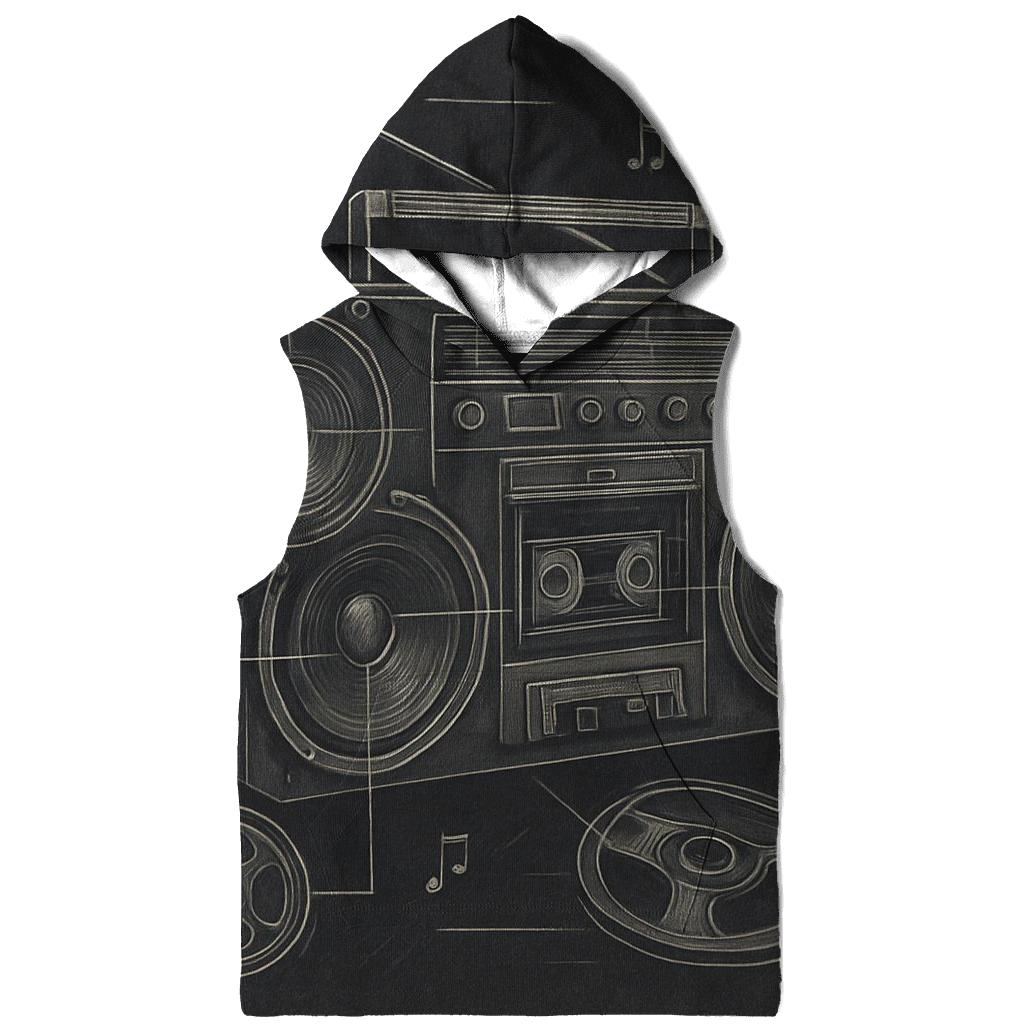 Boombox Blueprint lightweight hoodies