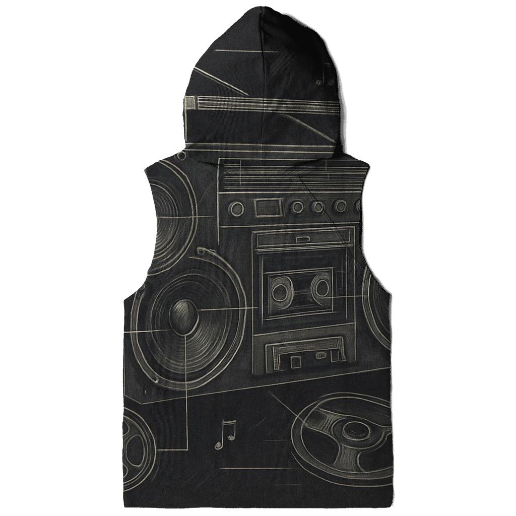 Boombox Blueprint lightweight hoodies