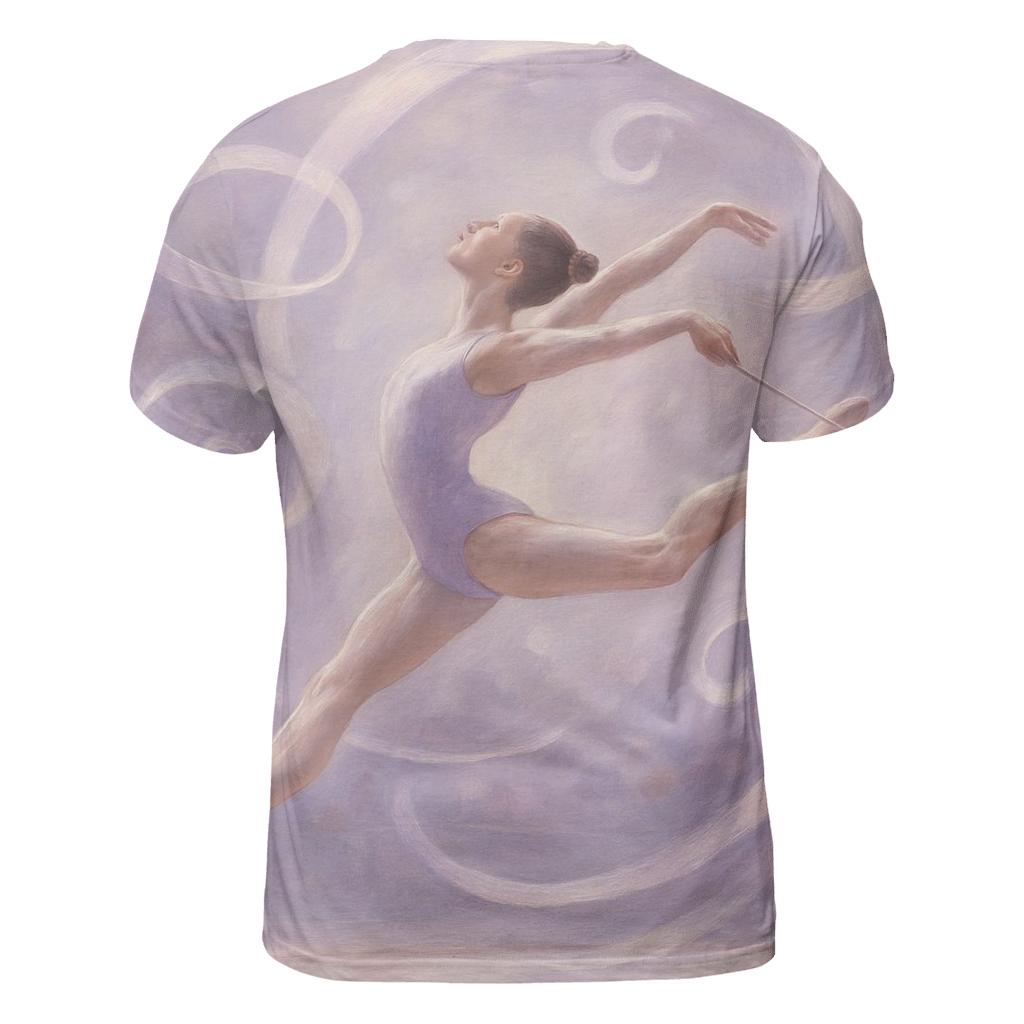 Gymnastics Ribbon Dream statement graphic shirts