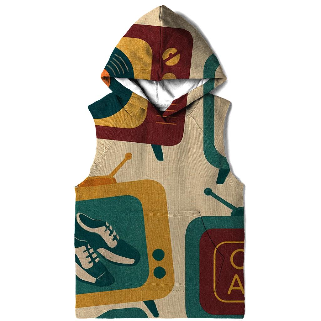 Retro TV Pop Montage pullover hoodies