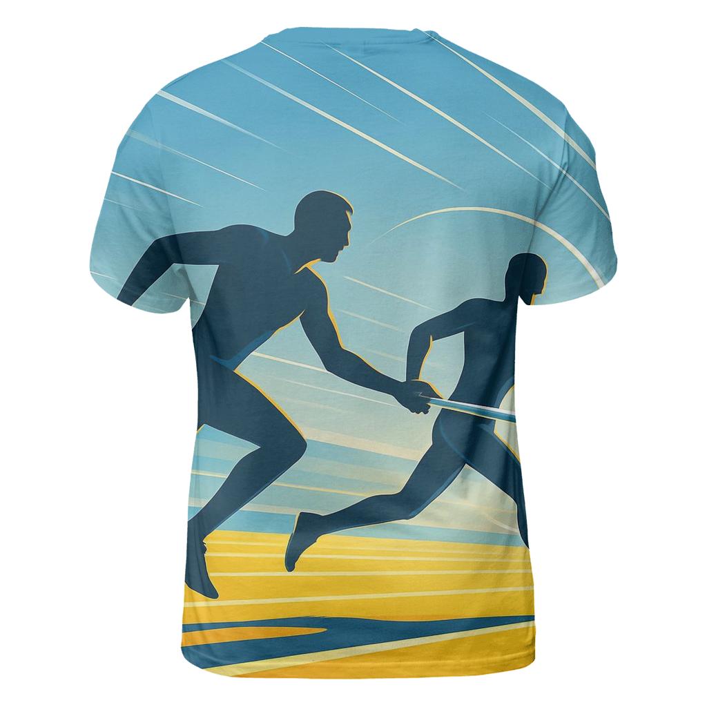 Solar Sprint Relay trendy printed shirt styles