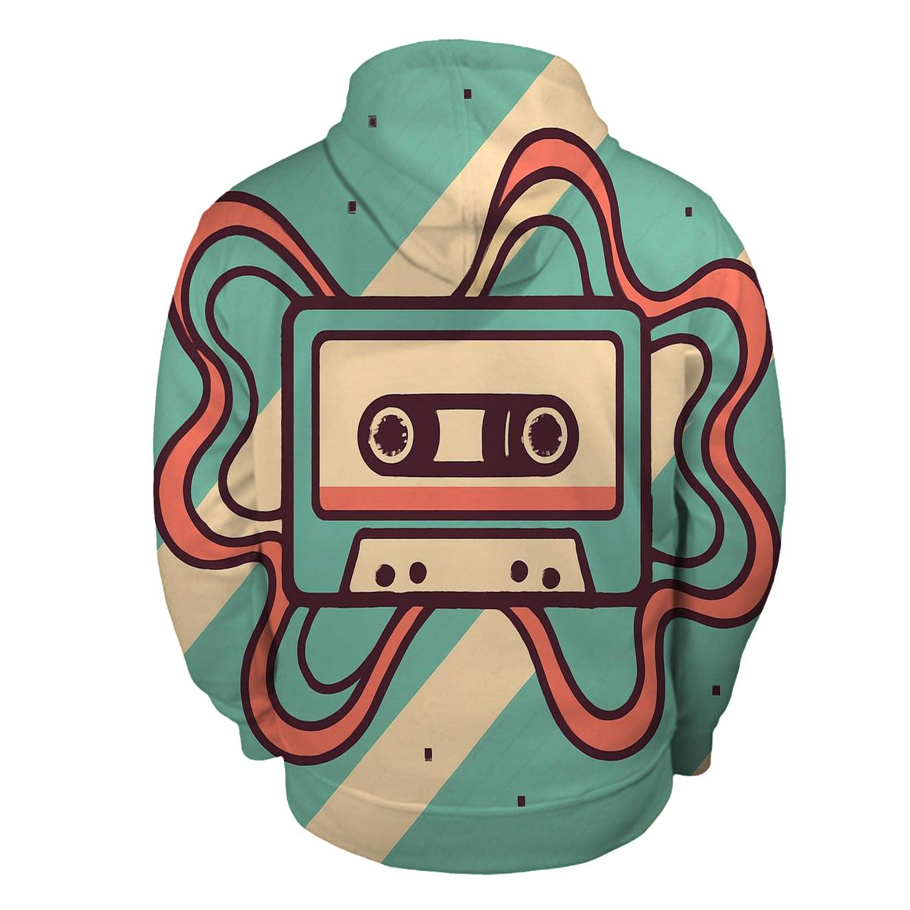 Cassette Tape Echo lightweight hoodies