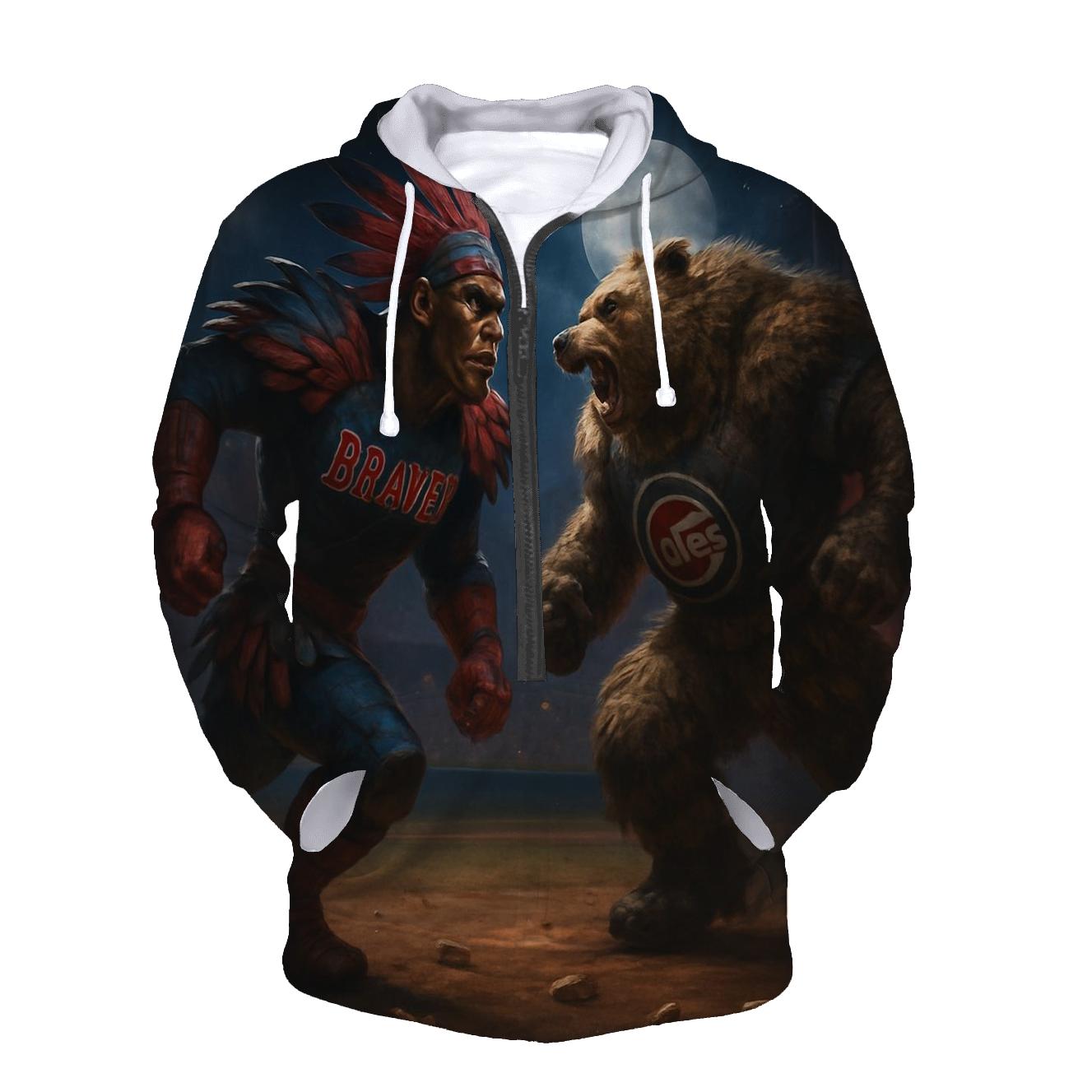 Midnight Battle At The Infield hoodie designs