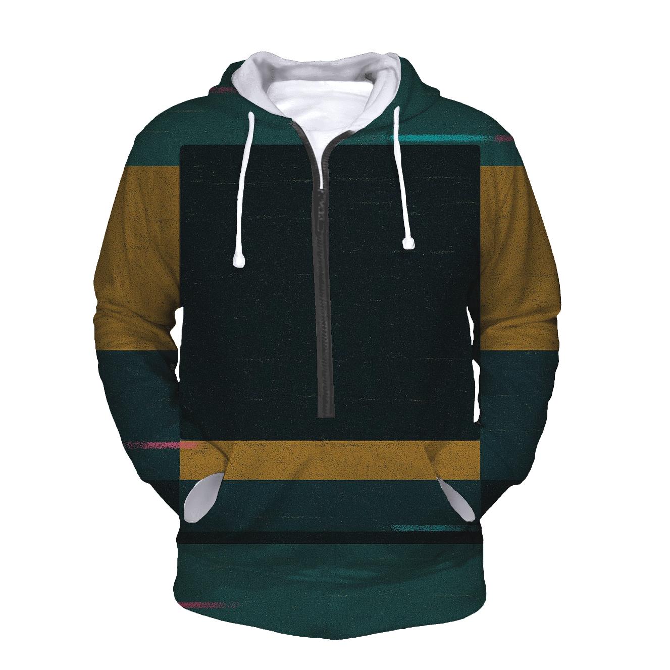 VHS Static Stripes pullover hoodies