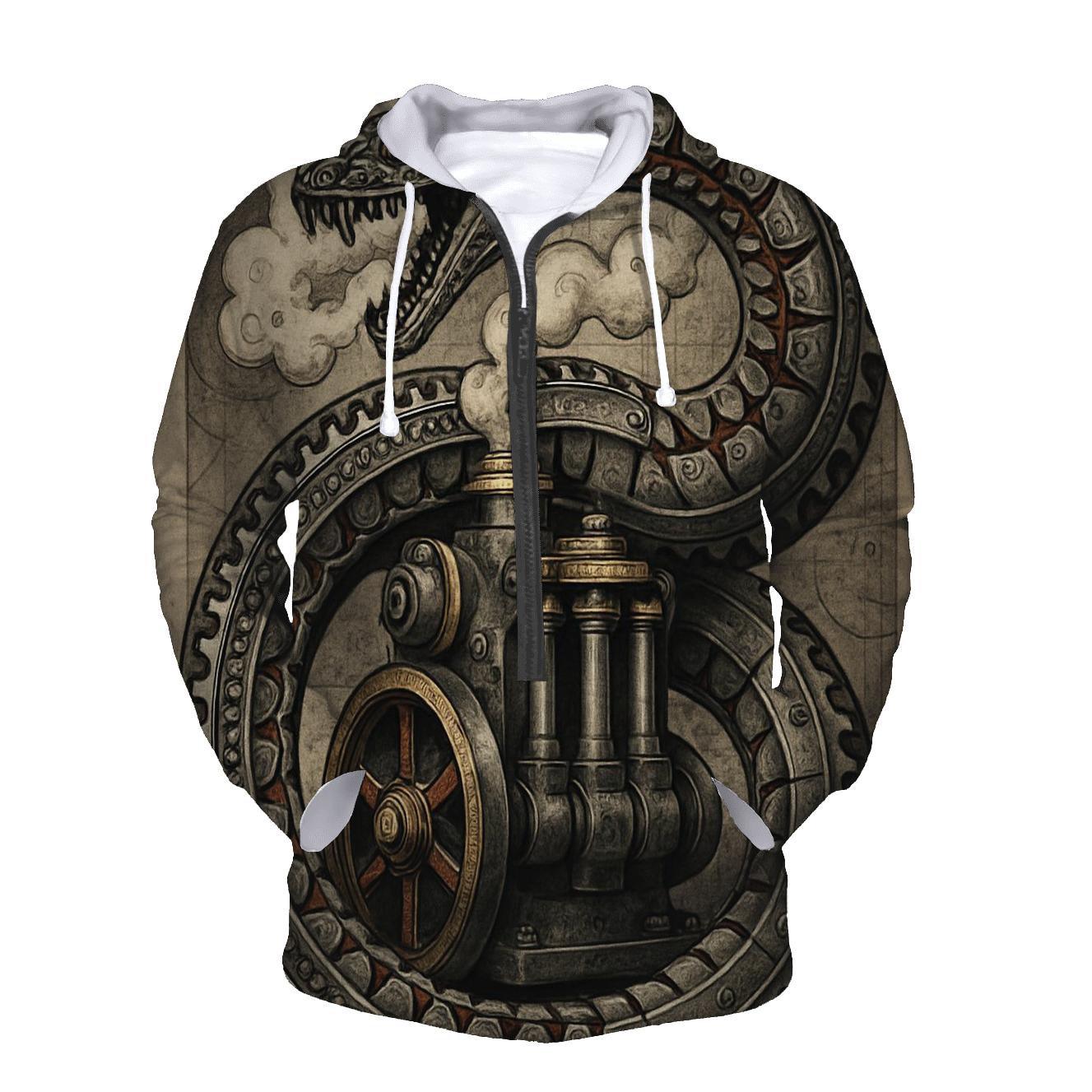 Mechanical Ouroboros Engine custom hoodies