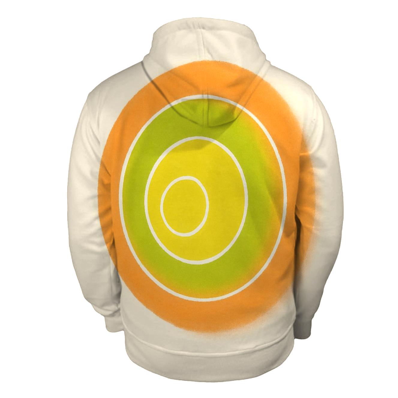 Citrus Offcenter Bullseye zip-up hoodies
