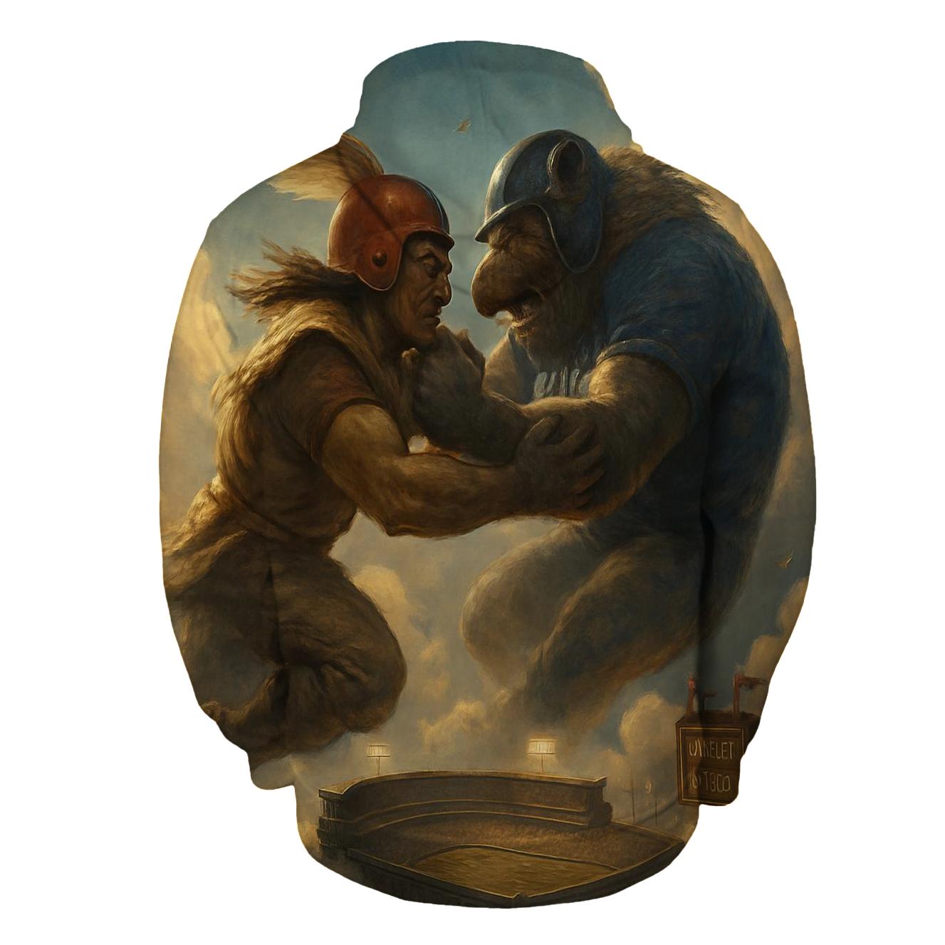 Cloud City Clash Over The Ballpark heavyweight hoodies