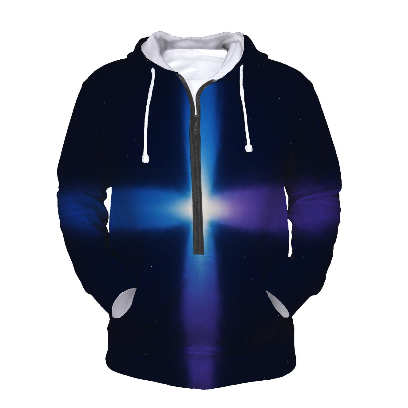 Pulsar Beam Cross designer hoodies