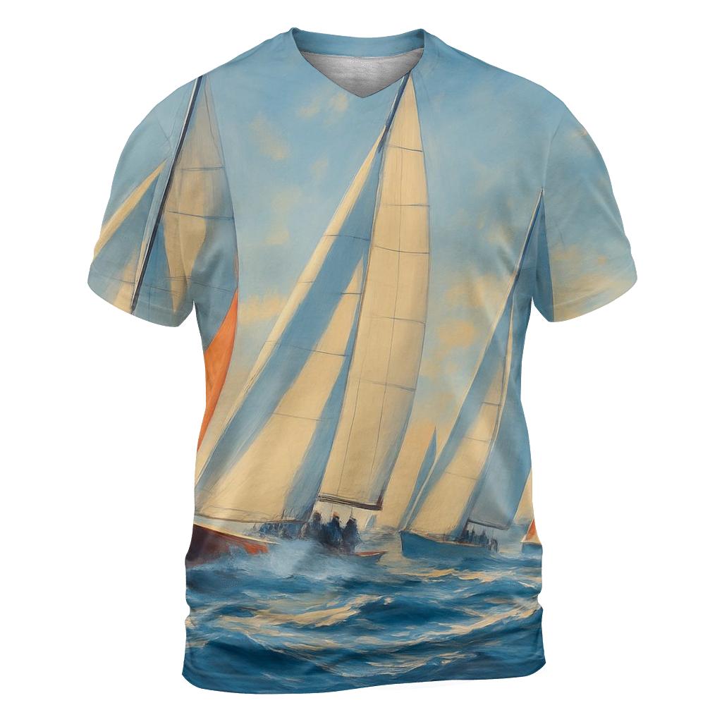 Sail Regatta Panorama custom all-over print shirts