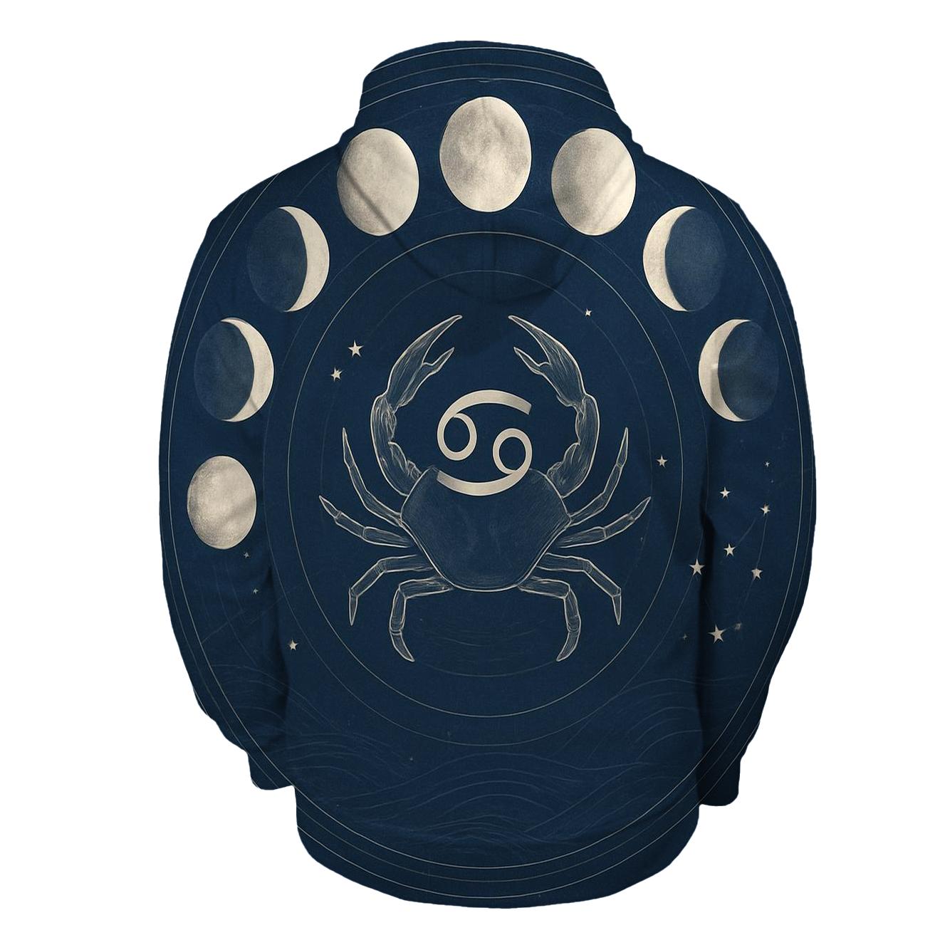 Cancer Moon Phase Cycle custom hoodies