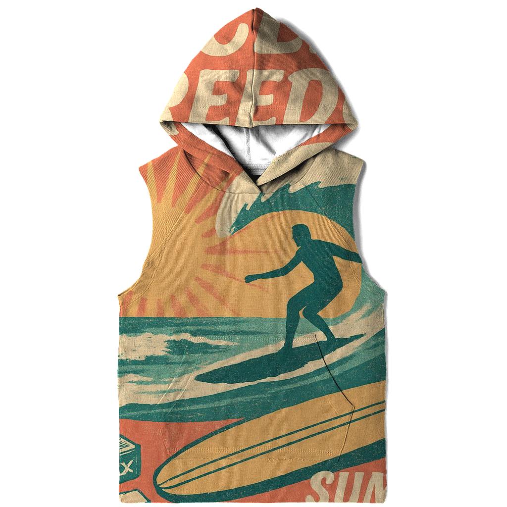 Retro Surf Collage hoodie styles