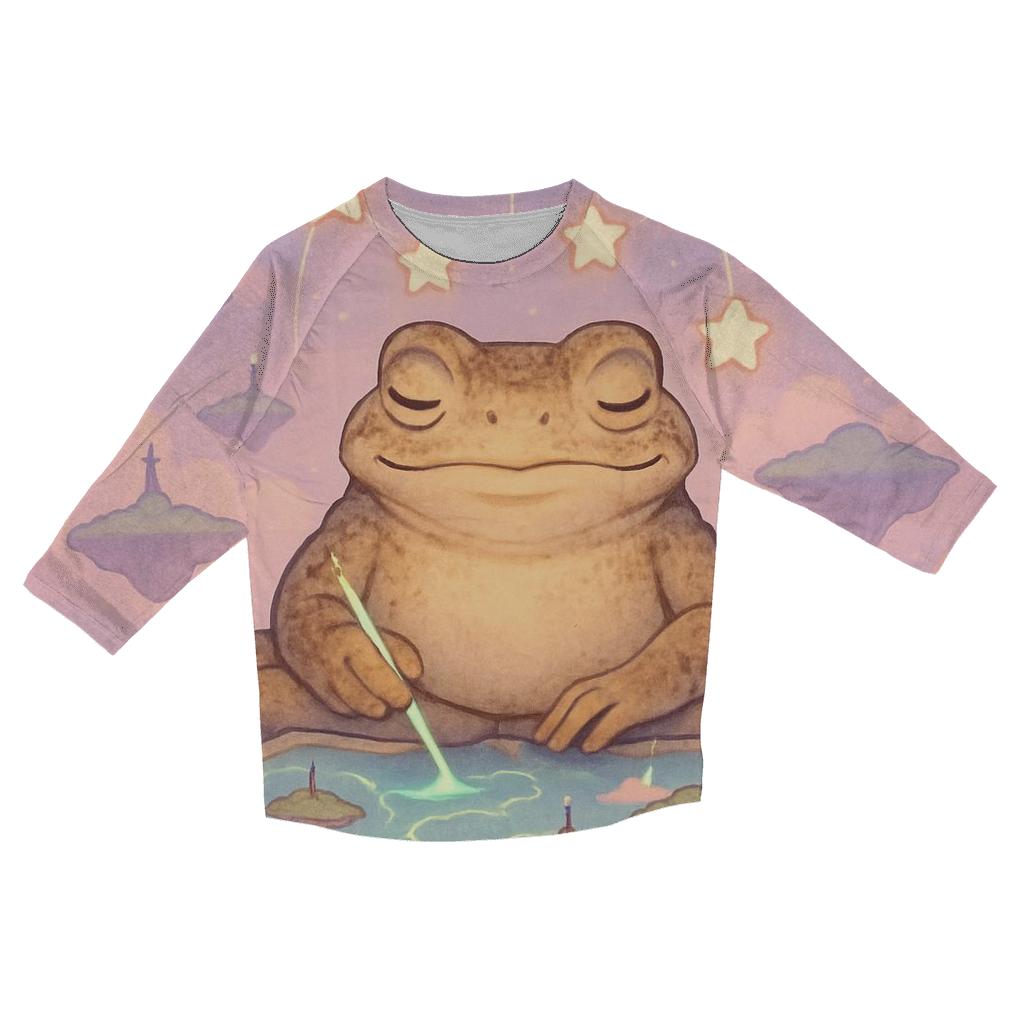 Dreamcartographer Toad custom 3/4 sleeve shirts