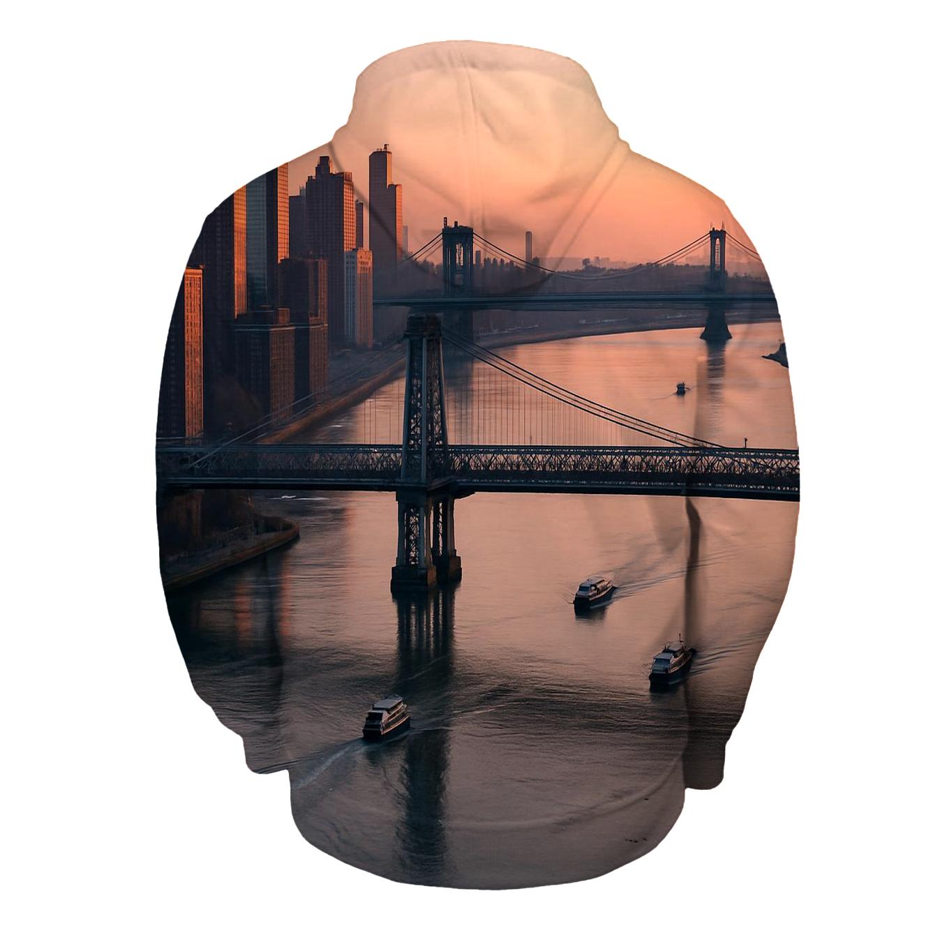 Sunrise Aerial Over East River hoodie trends