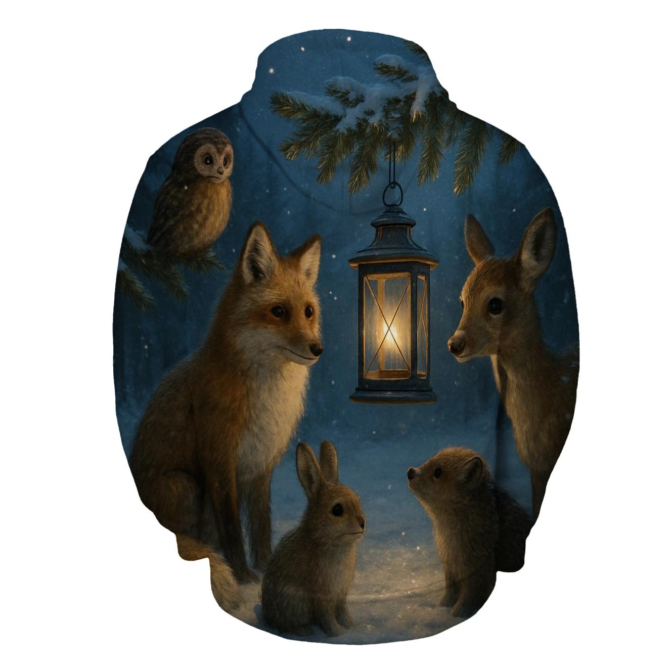 Forest Lantern Gathering pullover hoodies