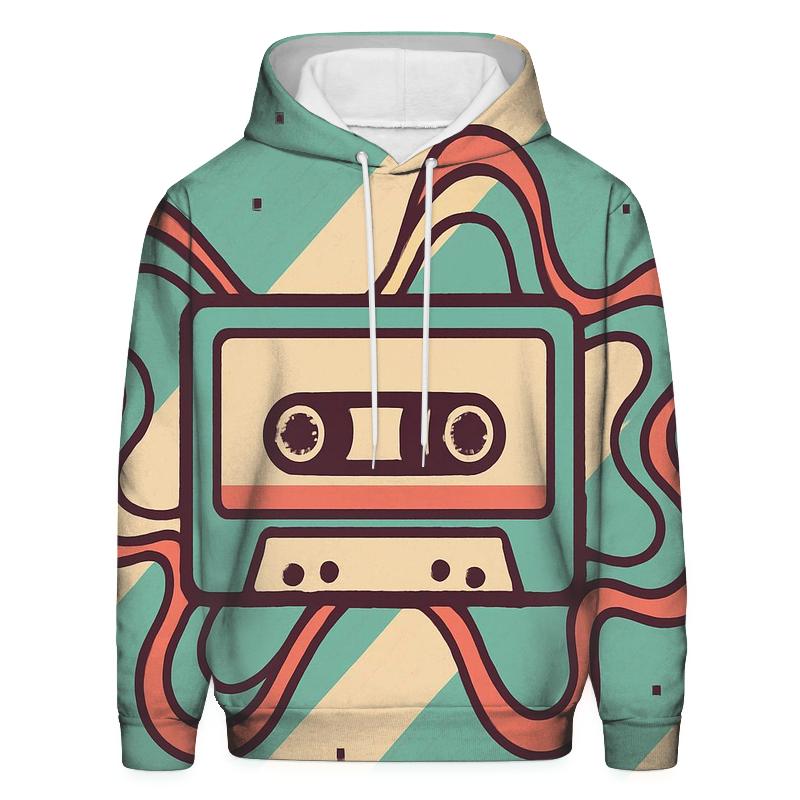 Cassette Tape Echo heavyweight hoodies