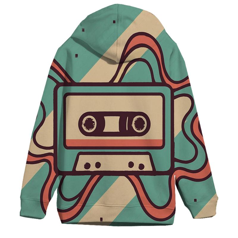 Cassette Tape Echo heavyweight hoodies
