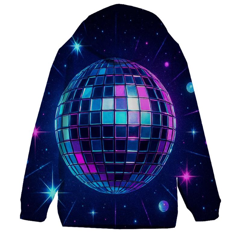 Midnight Disco Halo printed hoodies