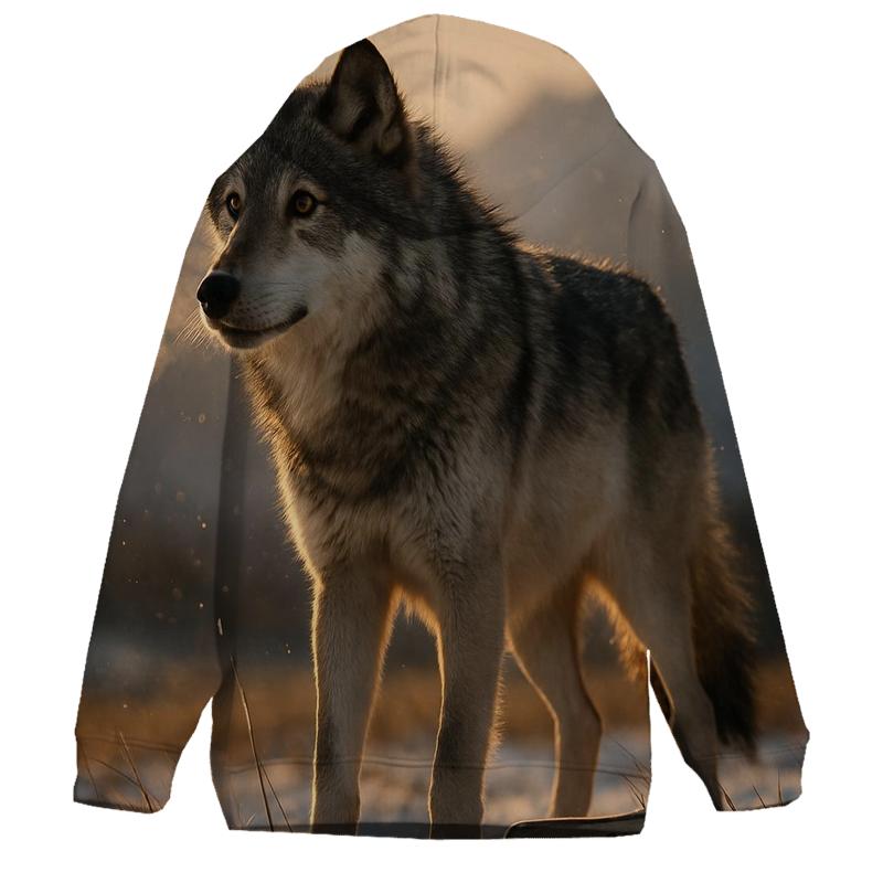 Alaskan Alpha On Tundra Ridge printed hoodies
