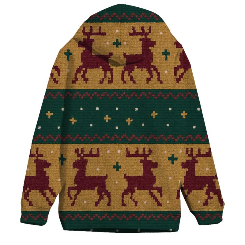 Reindeer Ribbon Carousel Design custom hoodies