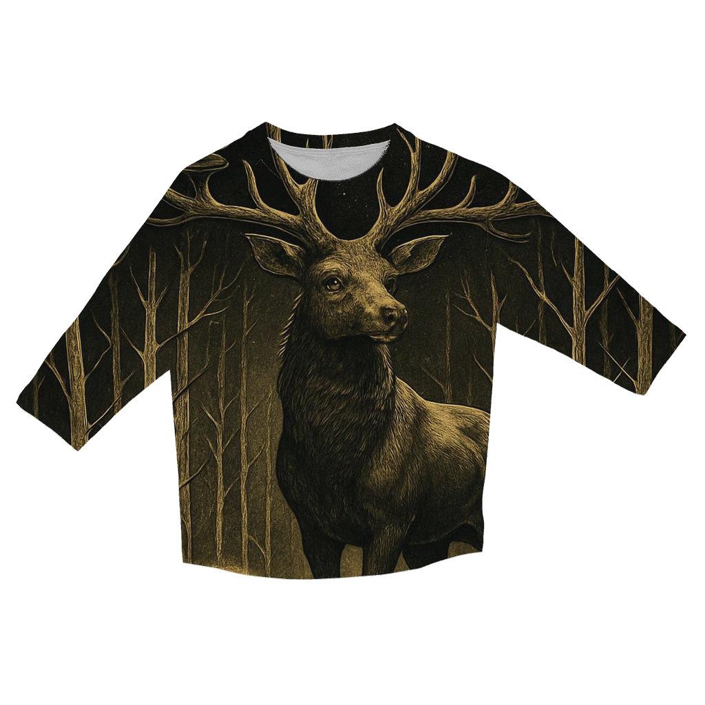 Timeglass Stag casual three quarter sleeve shirts
