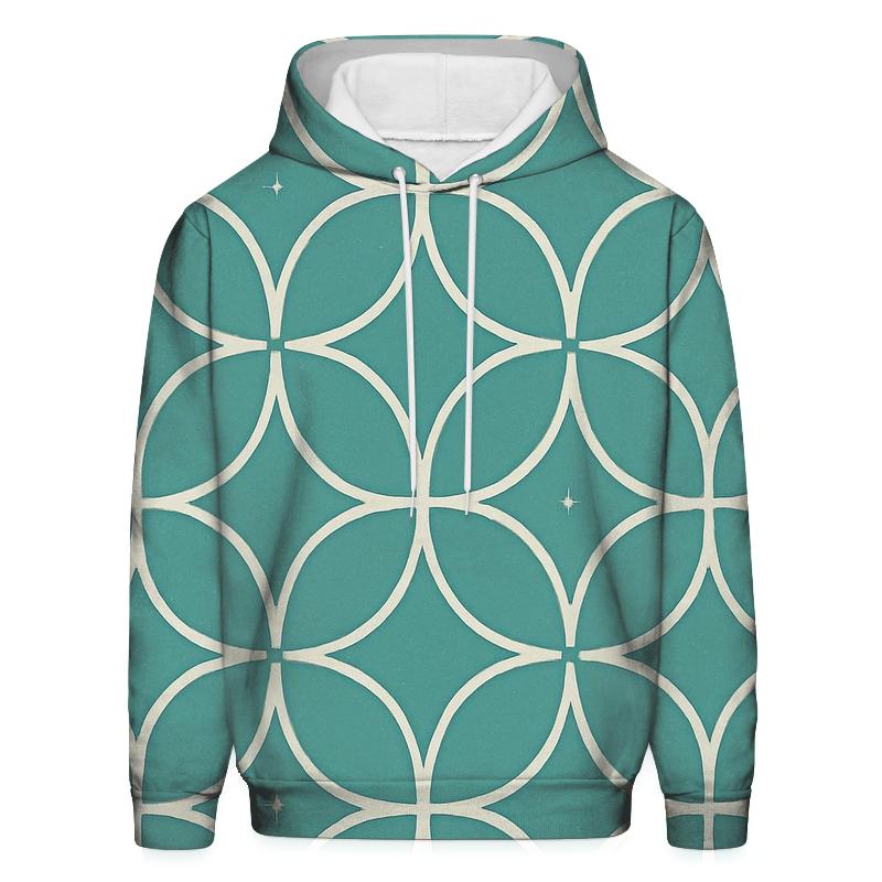Gravitational Lens Arc Grid premium hoodies
