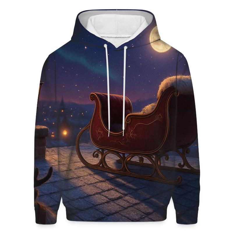 Midnight Carol On The Rooftop zip-up hoodies