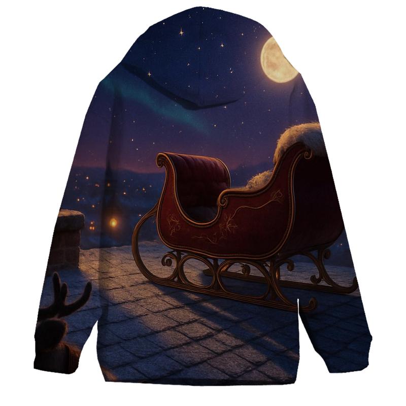 Midnight Carol On The Rooftop zip-up hoodies