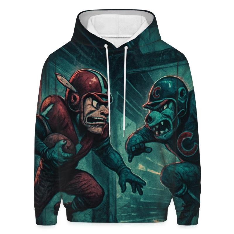 Subway Showdown Under The Tracks heavyweight hoodies