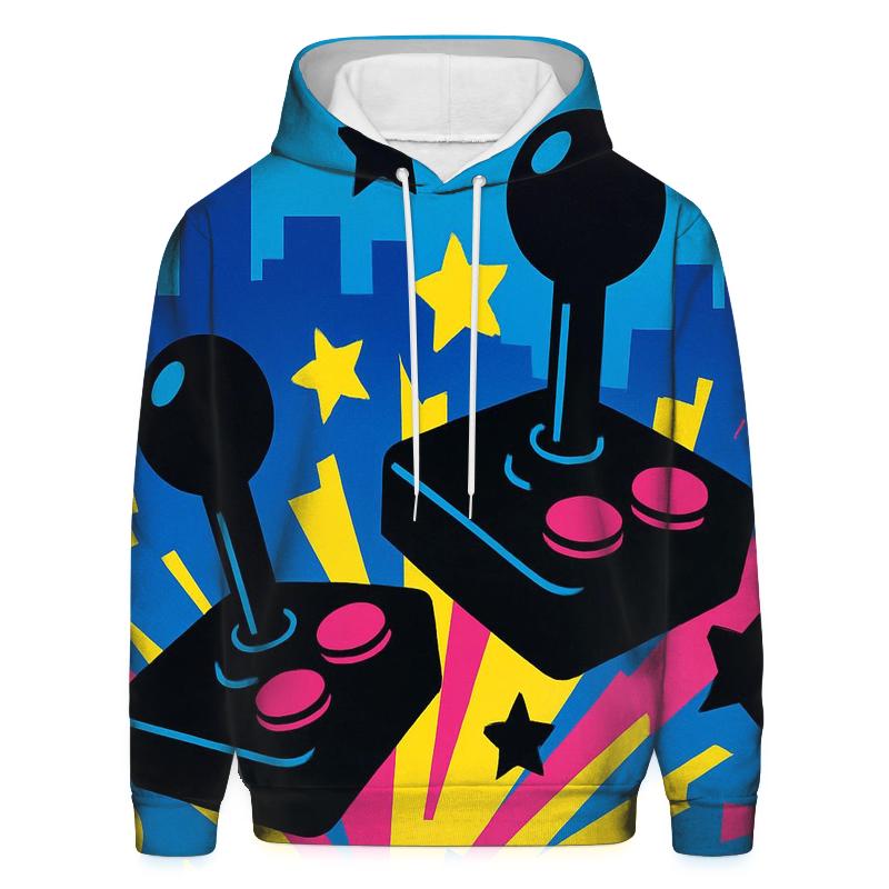 Retro Arcade Blast hoodies fashion
