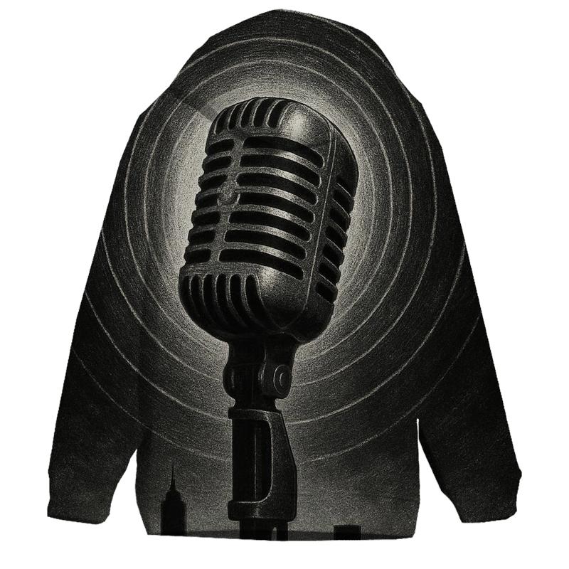 Microphone Moonrise designer hoodies