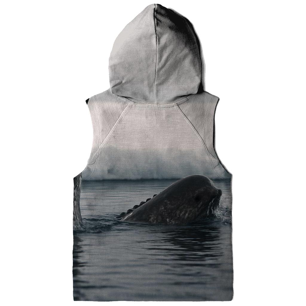 Ice Edge Narwhal Pod premium hoodies